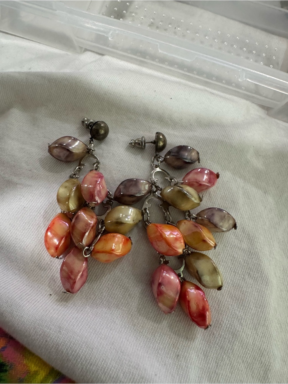 Multicolor Shell Drop Earrings - Women Jewelry